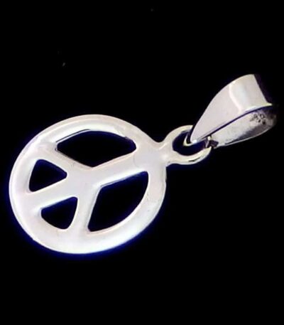 Sterling silver peace necklace