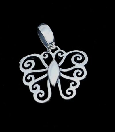 Silver-Butterfly-Pendant-necklace NZ