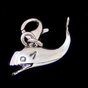 Whale bracelet charm