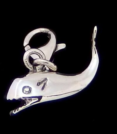 Whale bracelet charm