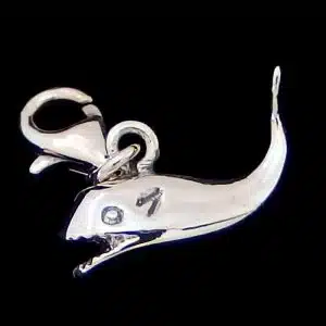 Whale bracelet charm