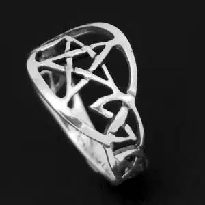 Sterling silver star ring