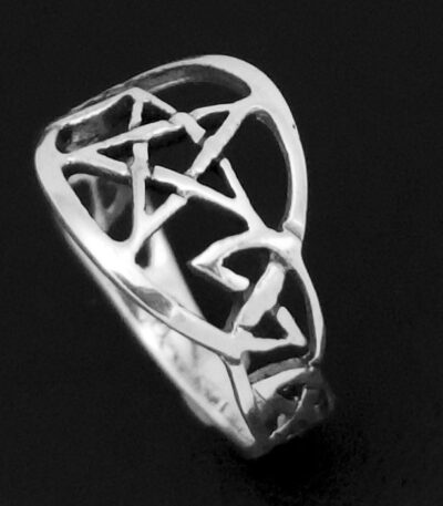 Sterling silver star ring