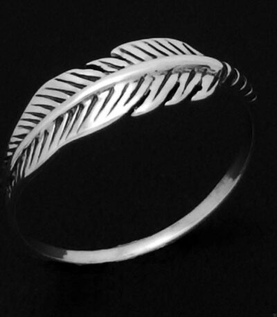 Sterling Silver Feather Ring NZ