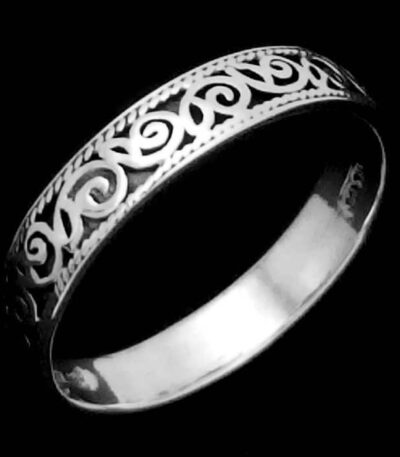 Silver stacker ring