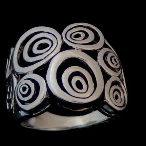 Chunky silver ring