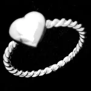 Silver Heart Ring NZ