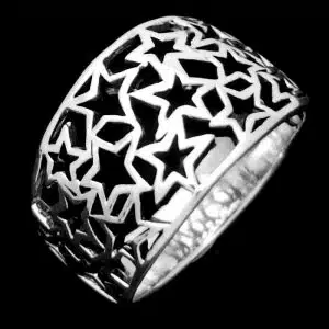 Sterling silver star ring