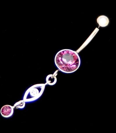 Dangling tummy piercing jewellery