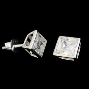 Square Bling stud earrings