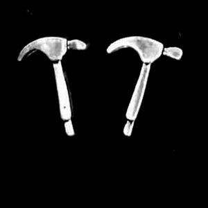 silver earring studs for guys