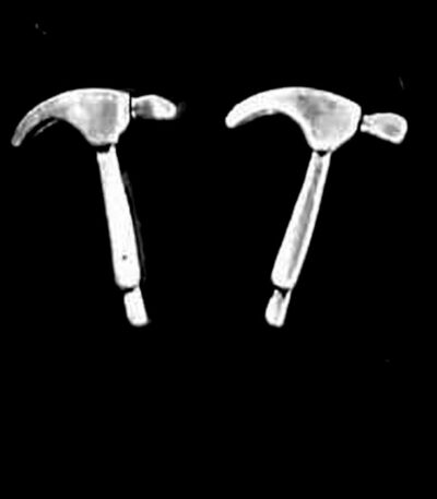 silver earring studs for guys