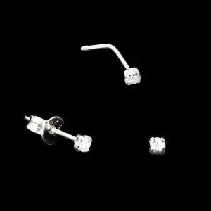 Jewel nose pin stud