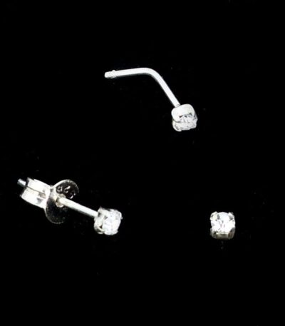 Jewel nose pin stud
