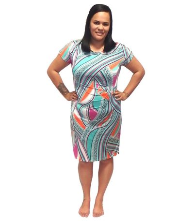 Short sleeve summer dress