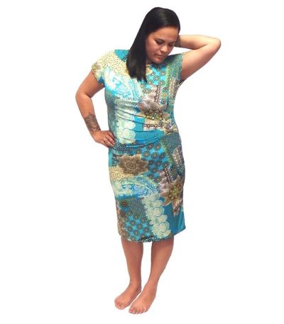 Short sleeve summer dress