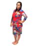 Red long sleeve dress