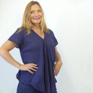 Loose cotton top