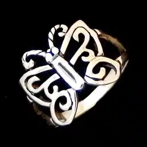 Sterling Silver Butterfly Ring