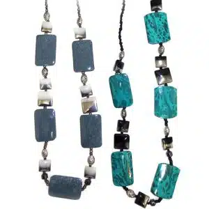 Colour bead necklace