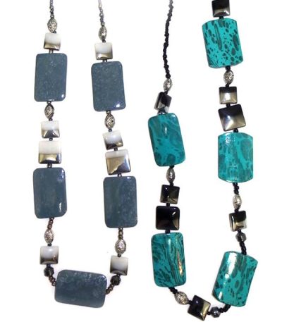 Colour bead necklace