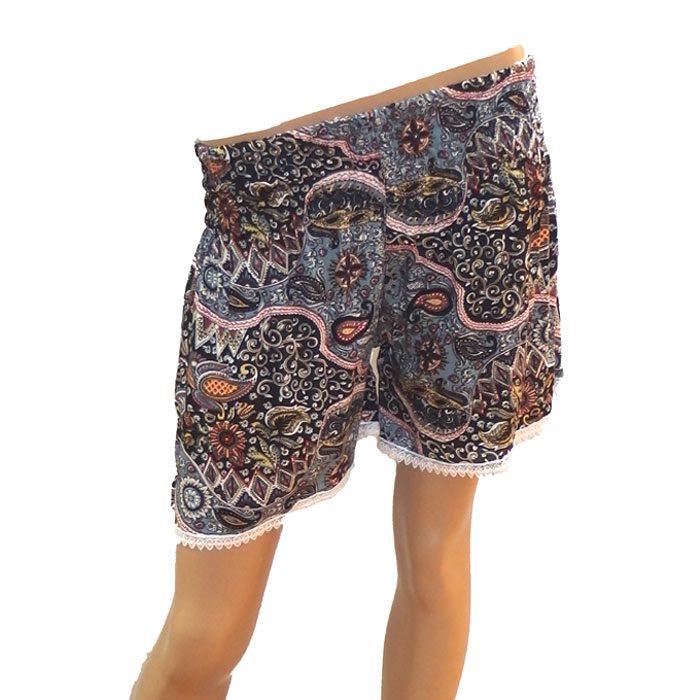 Lace Trim Shorts NZ Silver Surfers