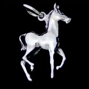 sterling silver horse necklace