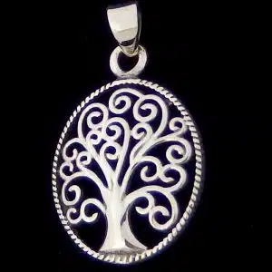 Silver Tree of Life necklace