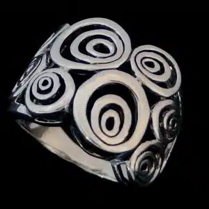 Chunky silver ring