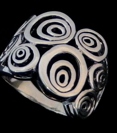 Chunky silver ring