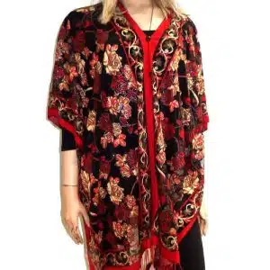 evening lace poncho