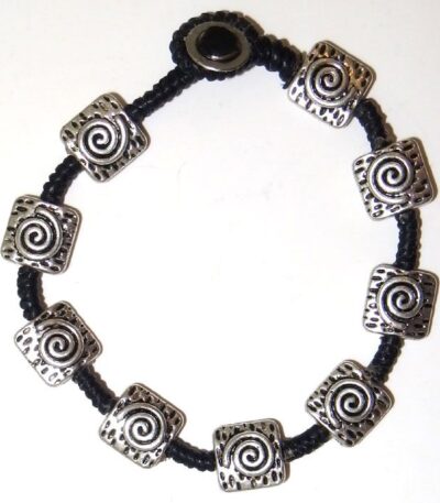 Spiral kiwi bracelet