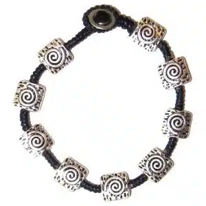 Spiral kiwi bracelet