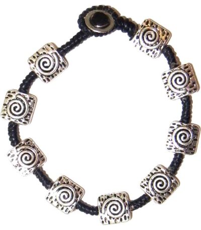 Spiral kiwi bracelet