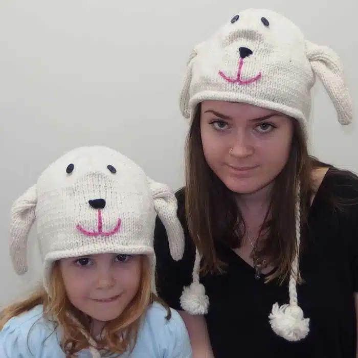 Lamb animal hat Wool lamb hat NZ