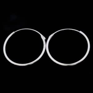 Silver Hoop Earring