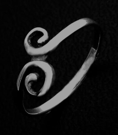Sterling Silver Spirals Ring