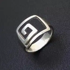 Sterling silver Spiral kiwiana Ring NZ