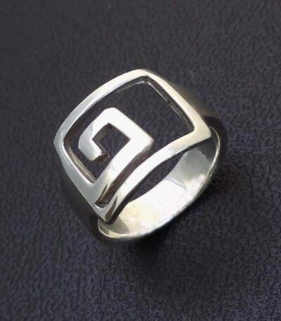 Sterling silver Spiral kiwiana Ring NZ