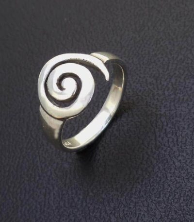 Sterling silver spiral ring NZ