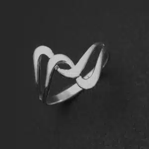 Girls silver ring