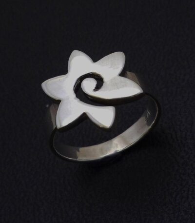Silver spiral ring NZ