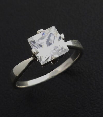 Square Princess Cut CZ Rings