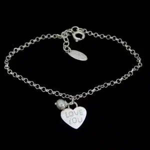 Sterling Silver charm bracelet NZ