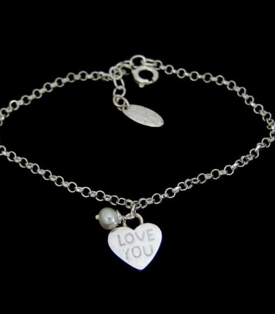 Sterling Silver charm bracelet NZ