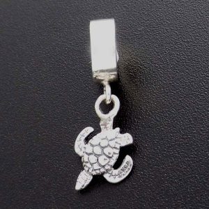 Turtle bead charm