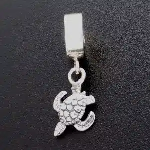 Turtle bead charm