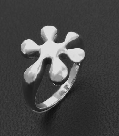 Chunky silver ring