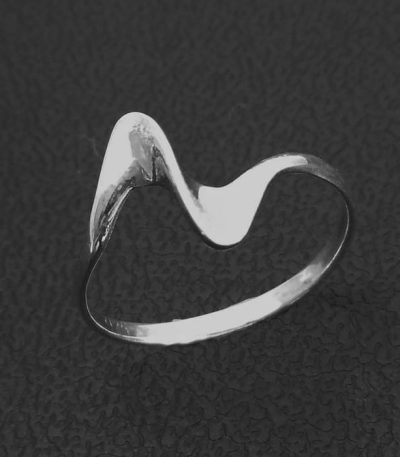 Silver Zig zag ring