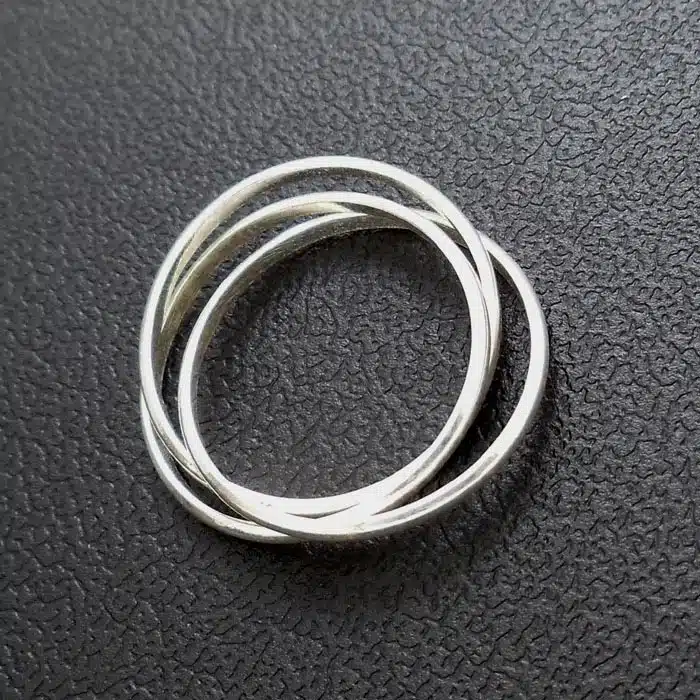 Silver Russian Wedding Ring NZ Russian trio Ring NZ